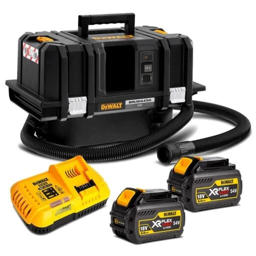 DeWALT DCV586MT2 54V Li-Ion Accu Bouwstofzuiger Set (2x 6Ah Accu) - Nat/Droog - 2000W - M-Klasse - 11L - Koolborstelloos - DCV586MT2-QW -DeWalt Verkoop 2025 3328f5826a0dfe21b271d3befd6f9875