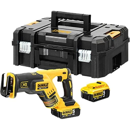 DeWalt DCS367P2 18V Li-Ion Accu Reciprozaag Set (2x 5.0Ah Accu) In TSTAK - Koolborstelloos - DCS367P2-QW -DeWalt Verkoop 2025 501c8cb9533f97f8d86a6b3e9babacff