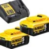 DeWalt DCB115P2 18V Li-Ion Accu Starterset (2x 5.0Ah) + Lader - DCB115P2-QW -DeWalt Verkoop 2025 9101ef7833aef1f7c12e500654d2d4a4