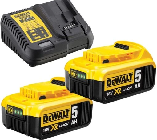 DeWalt DCB115P2 18V Li-Ion Accu Starterset (2x 5.0Ah) + Lader - DCB115P2-QW -DeWalt Verkoop 2025 9101ef7833aef1f7c12e500654d2d4a4