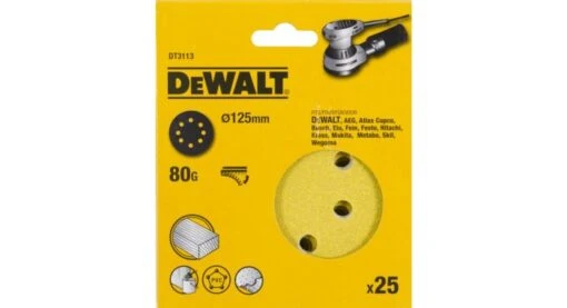 DeWalt DT3113 Schuurschijf - K80 - 125mm (25st) - DT3113-QZ -DeWalt Verkoop 2025 b317fc929bd8116b054a704398e952fd