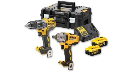 DeWalt DCK2077P2T 18V Li-ion Accu Boor-/schroefmachine (DCD791) & Slagmoersleutel (DCF894) Combiset (2x 5.0Ah Accu) In TSTAK -DeWalt Verkoop 2025 d31c6254163721a1da38c366ef9d7696