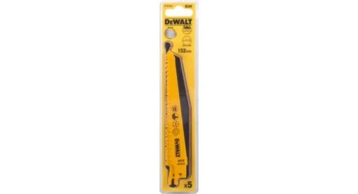 DeWalt DT2344 Reciprozaagblad - 152 X 3,6/5,1mm - Hout/Kunststof (5st) - DT2344-QZ -DeWalt Verkoop 2025 eed0eb09972410fc713ec7cc79ffcf45